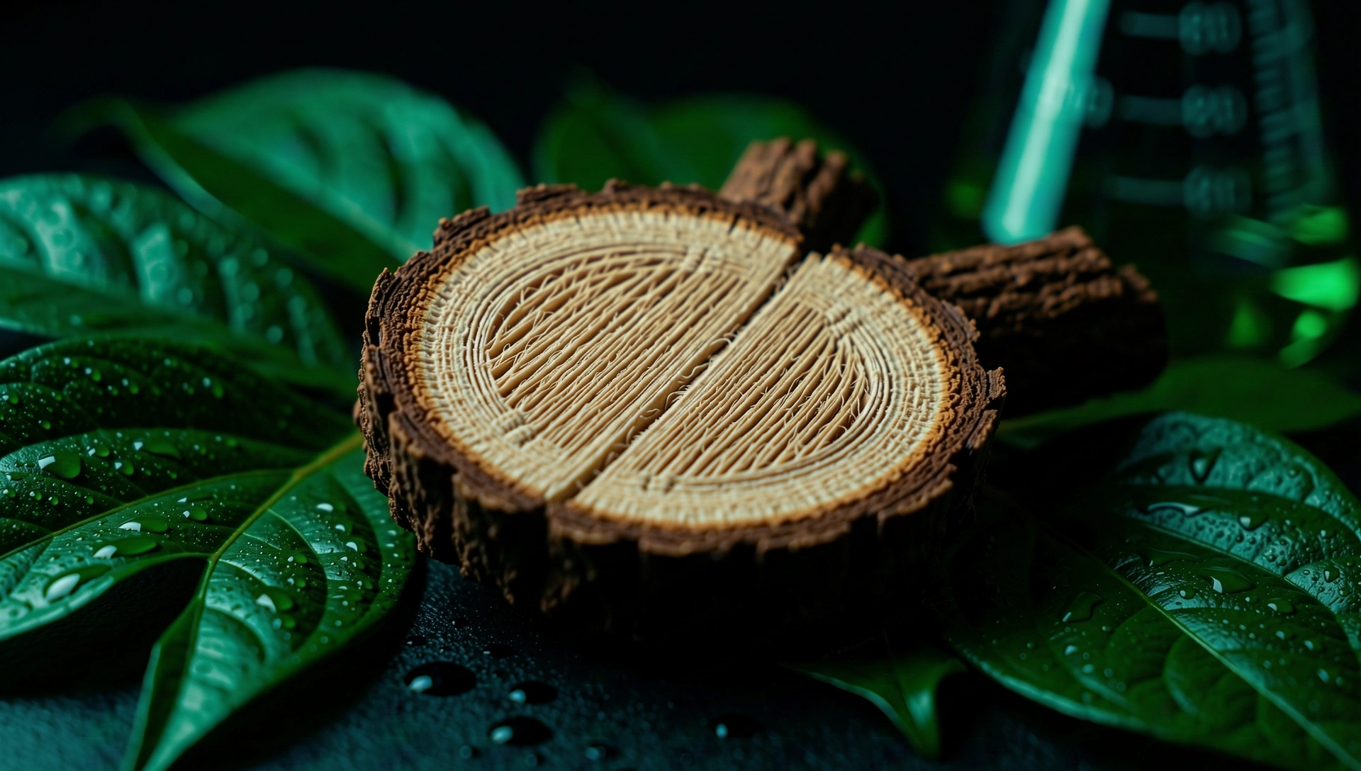 Indonesian botanical root macro